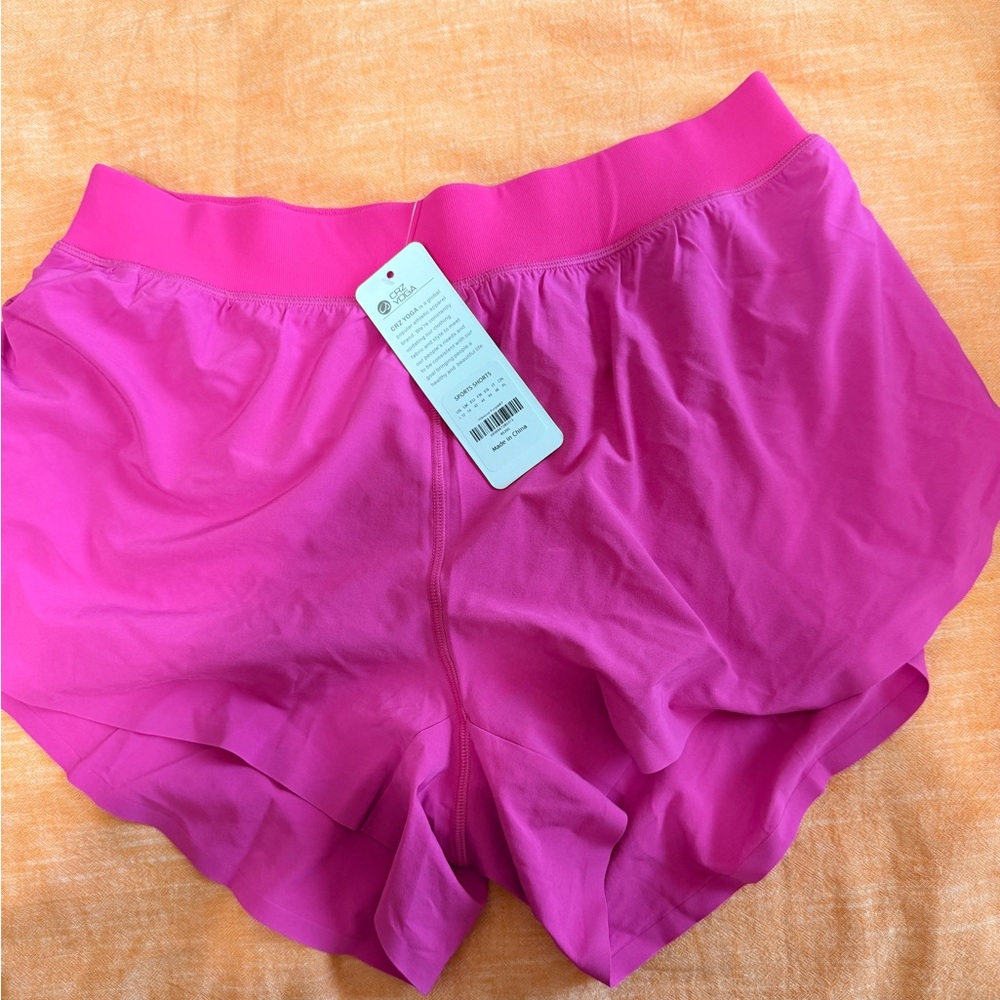 CRZ YOGA Hot Pink Athletic Shorts